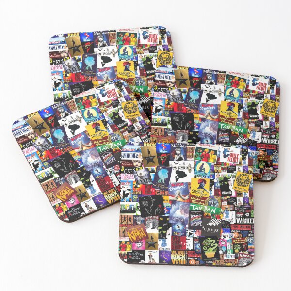 Aperçu de l'œuvre Comédies musicales Collage IV Original créée et vendue par BrambleBox.