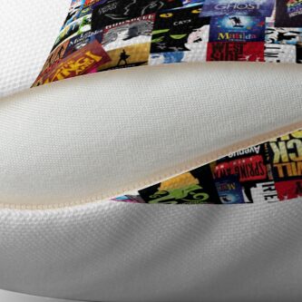 Alternate view of Musicals Collage IV Throw Pillow