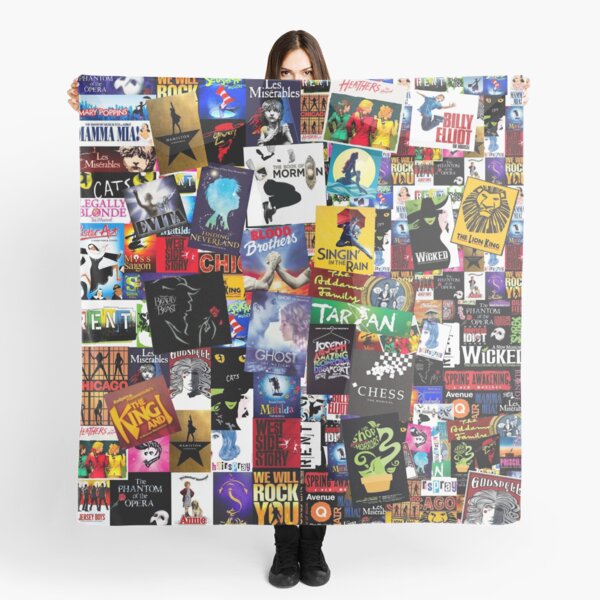 Musicals Collage IV Scarf