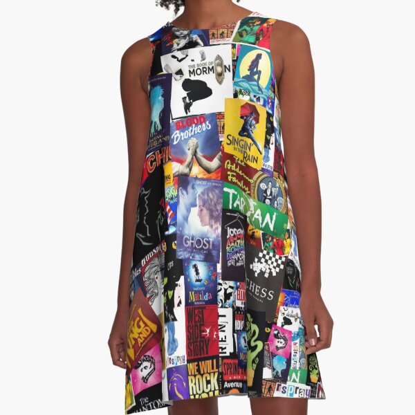 Musicals Collage IV A-Line Dress