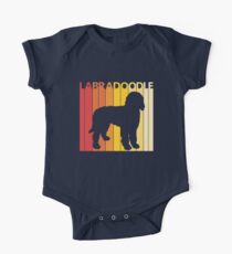 Vintage Retro Labradoodle Christmas Gift One Piece - Short Sleeve