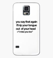 "Tu me manques aussi" / mickey saison 1 Coque et skin Samsung Galaxy