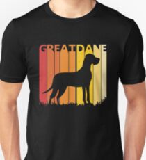 Vintage Retro Great Dane Christmas Gift Unisex T-Shirt