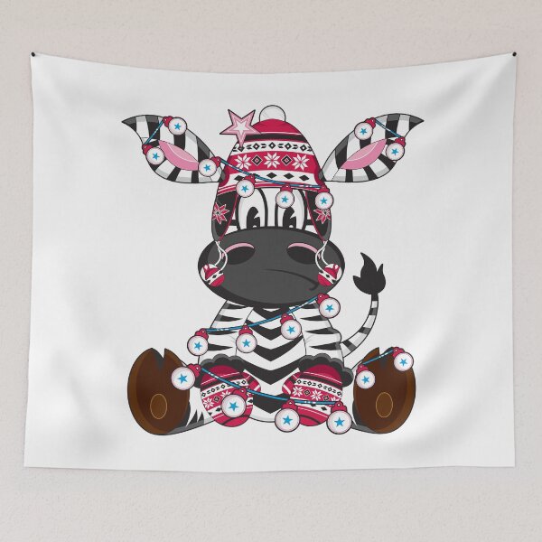 Item preview, Cute Cartoon Bobble Hat Zebra designed and sold by MurphyCreative.