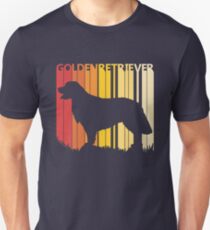 Vintage Retro Golden Retriever Christmas Gift Unisex T-Shirt