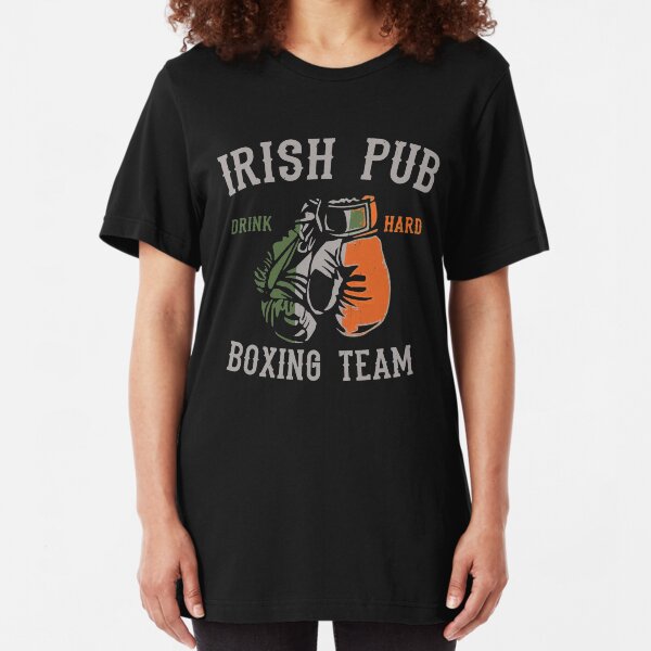 Fighting Irish Pub Boxing Slim Fit T-Shirt