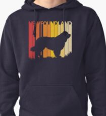 Vintage Retro Newfoundland Christmas Gift Pullover Hoodie