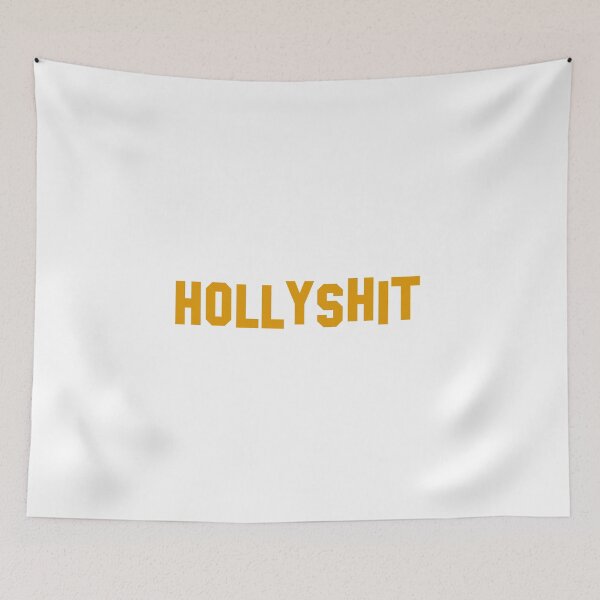 Item preview, Hollyshit text yellow designed and sold by mh107.