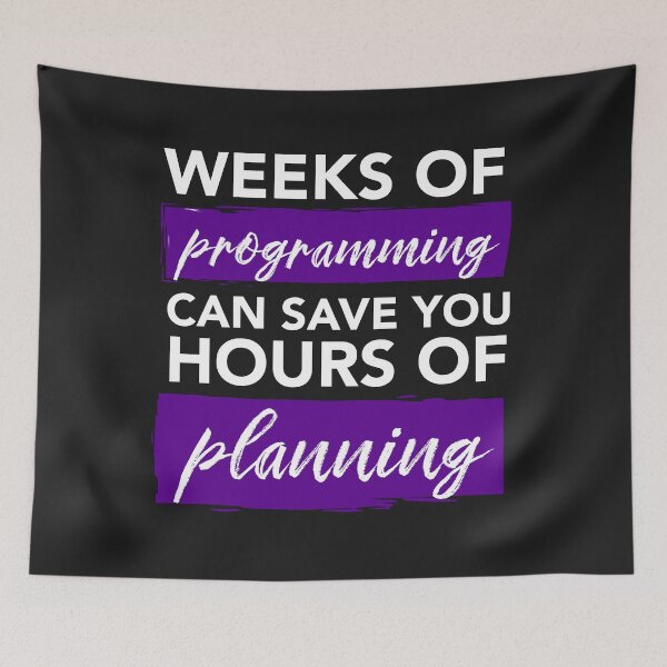Item preview, Weeks of Programming - Funny Programming Jokes - Dark Color designed and sold by Programming Jokes.