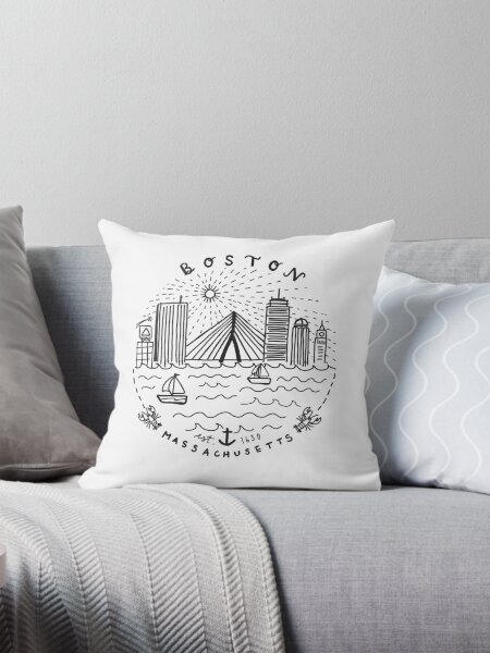 Item preview, Boston Mass Skyline Collage designed and sold by kristafir.