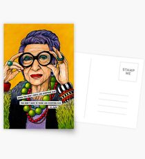 Iris Apfel Postkarten