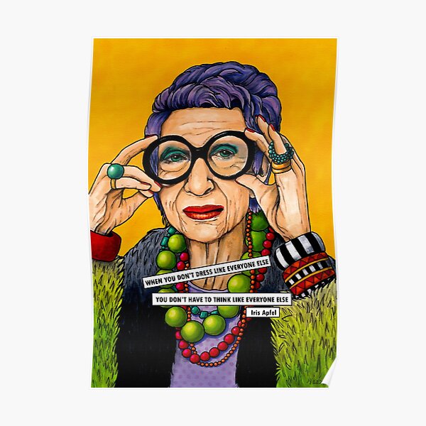 Iris Apfel Poster