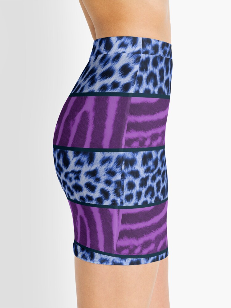 Alternate view of Bohemian animal print Mini Skirt