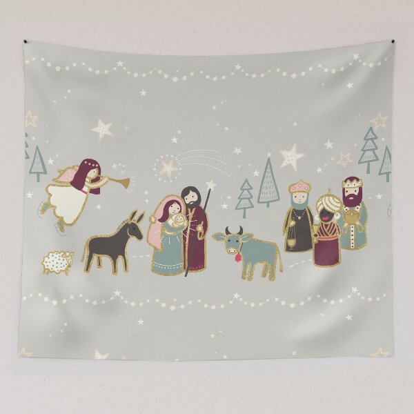 Item preview, Merry Christmas Nativity the Birth of Jesus  designed and sold by Markéta Stengl.