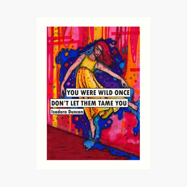 Isadora Duncan Art Print