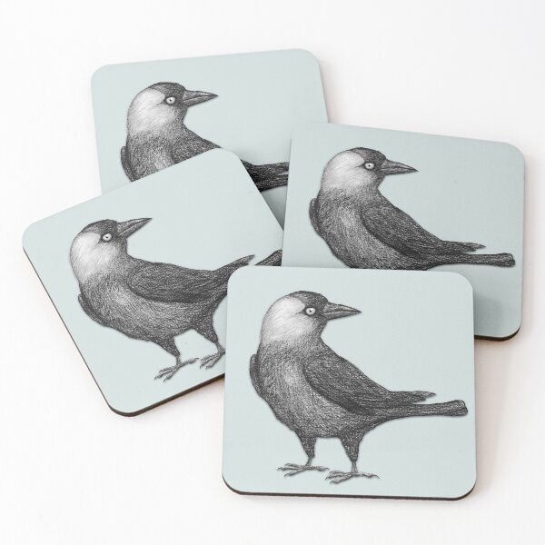 Item preview, Western jackdaw pencildrawing designed and sold by Bwiselizzy.