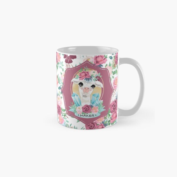 Vintage Flora the Maker Alpaca Mug Classic Mug