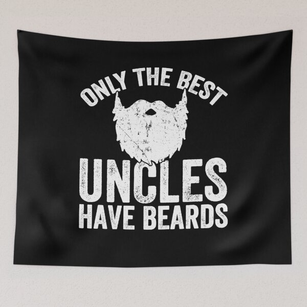 Item preview, Only the best uncles have beards - Beard Lover designed and sold by Captain Mood.