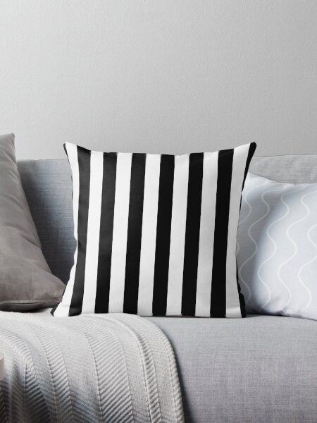 Item preview, Black and White Vertical Stripes designed and sold by starrylite.
