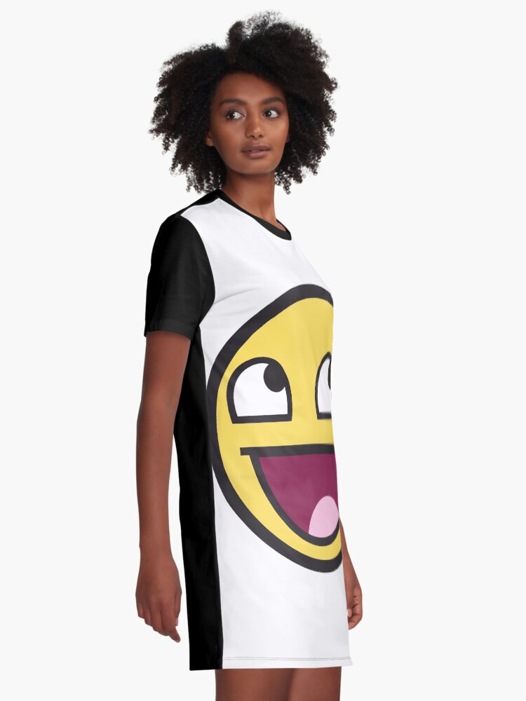 Awesome Face Funny Meme Smiley Emoticon | Kids T-Shirt