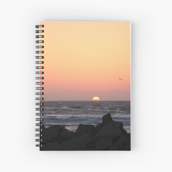 Morro Bay Sunset Spiral Notebook