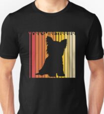Vintage Retro Yorkshire Terrier Christmas Gift Unisex T-Shirt