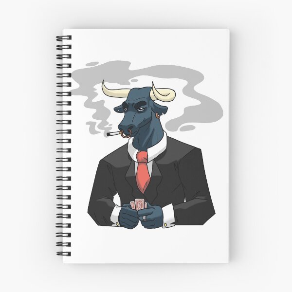 Item preview, Bull playing Poker designed and sold by Alistair Boubli.