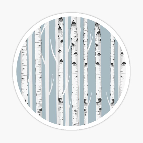 Item preview, Birch forest, forest with red flowers, perfect for puzzle, kids puzzle, Duvets, Comforters, Shower Curtains, desk mat designed and sold by Collagedream.