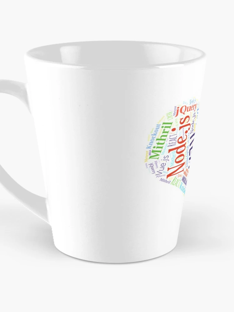 Thumbnail 3 of 4, Coffee Mug, Love JavaScript Frameworks designed and sold by vladocar.