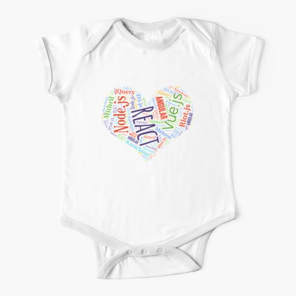 Javascript Short Sleeve Baby One Piece For Sale Redbubble