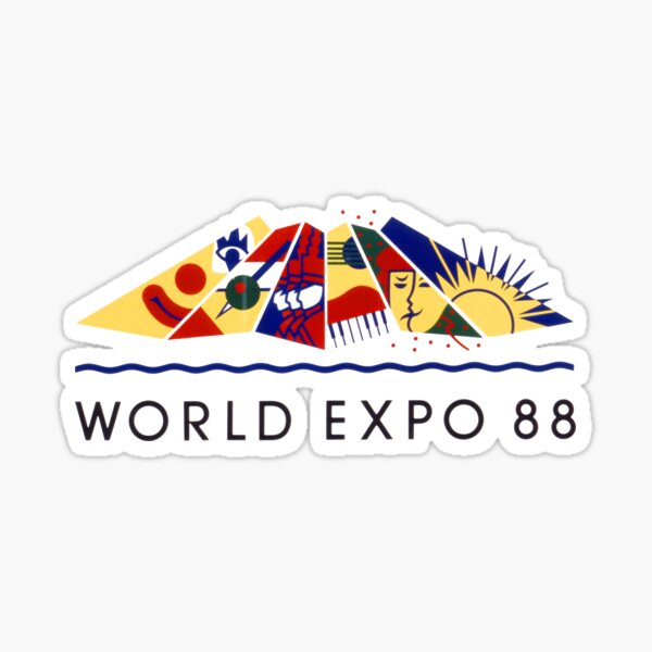 World Expo 88 Sticker