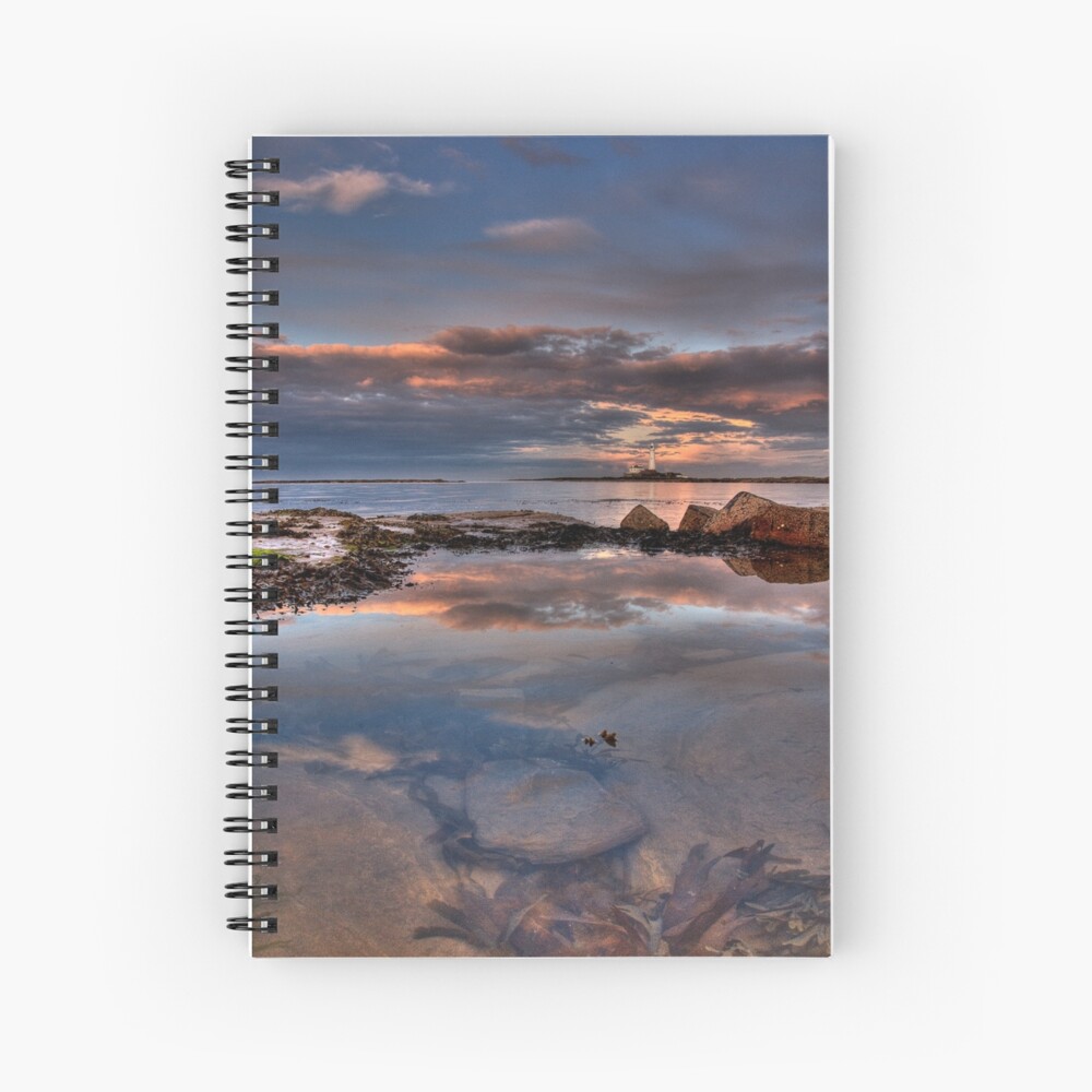 Water reflections Spiral Notebook