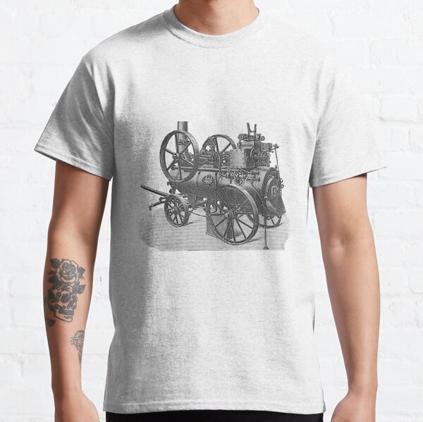 Ancient steam machine #steampunk #steampunkstyle #steampunkfashion #steampunkclothing #Cyberpunk #Dieselpunk #Fantasy #ScienceFiction #Ancientsteammachine #Ancient #steam #machine #steammachine Classic T-Shirt