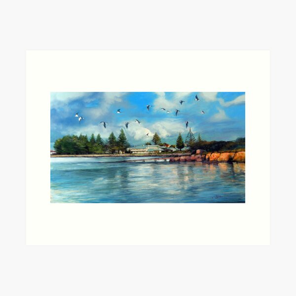 Item preview, Robe Hotel Terns - Late Afternoon.  Robe, South Australia  designed and sold by Pieter Zaadstra Studio.