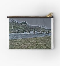 Bridge Over The River Usk Studio Pouch