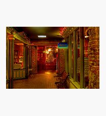 Old Fashioned Christmas Shopping Photographic Print