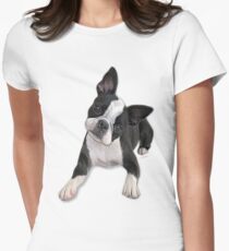 Boston head tilt Women's Fitted T-Shirt