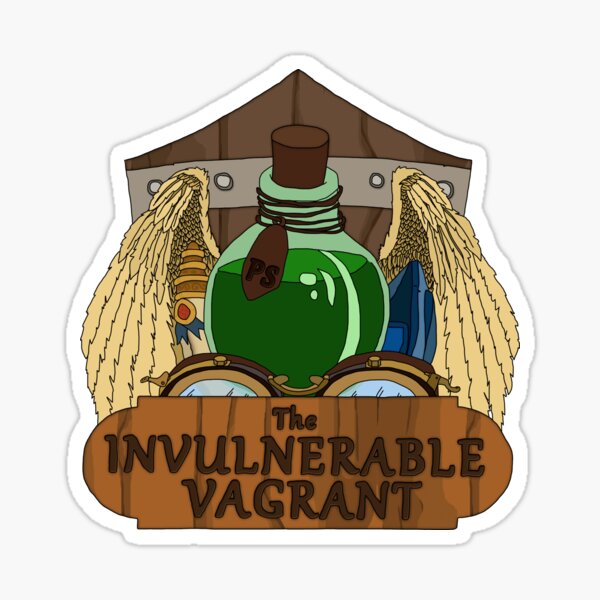 Pumat Sol's The Invulnerable Vagrant Sticker