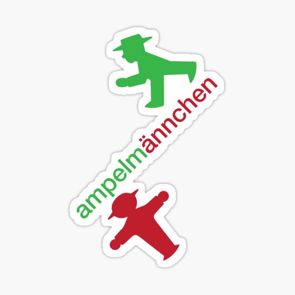 ampelmännchen Sticker