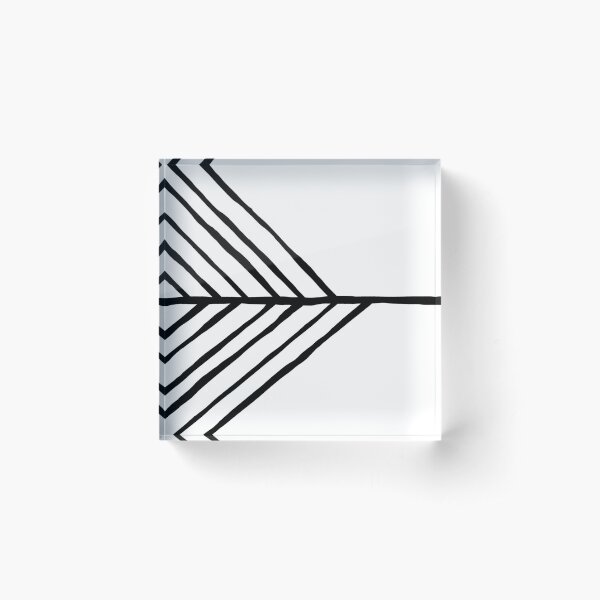 Item preview, Boho Arrow Line Art Design in Black and White designed and sold by Melody Watson.