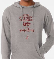 Nichts tun Leichter Hoodie