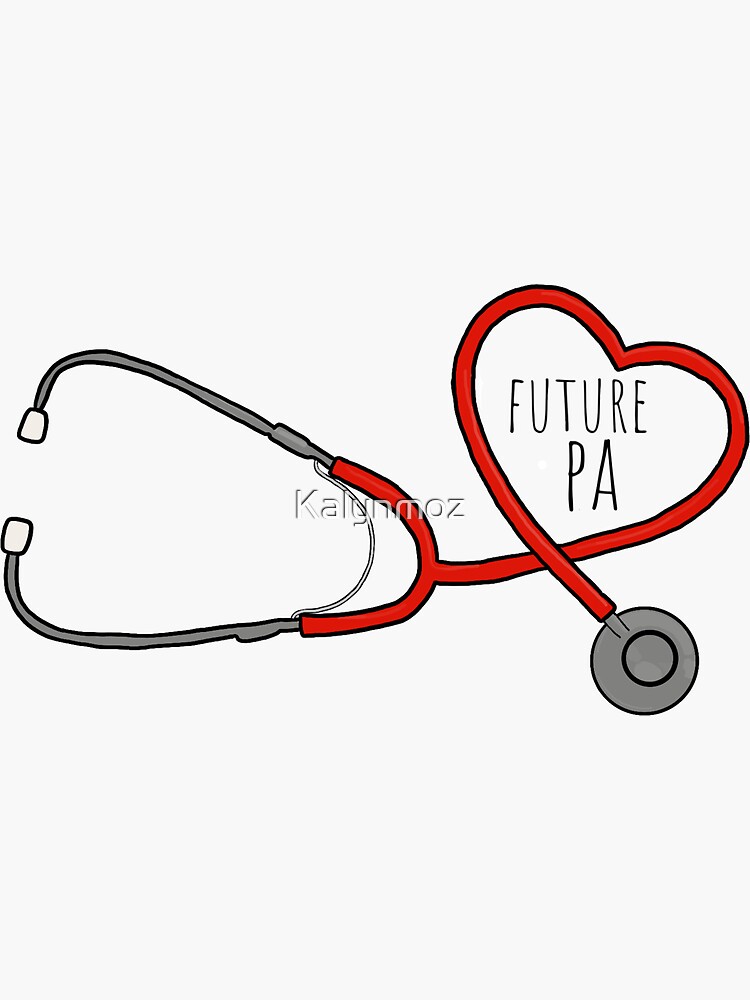 Thumbnail 3 von 3, Sticker, Future PA Stethoskop designt und verkauft von Kalynmoz.