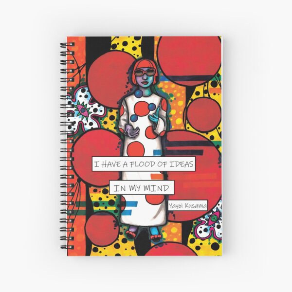 Yayoi Kusama Spiral Notebook