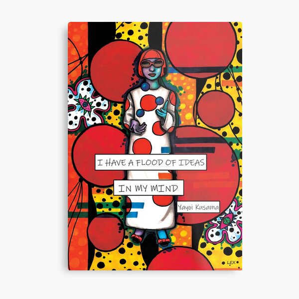 Yayoi Kusama Metal Print