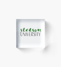 Stetson University, Green Acrylic Block