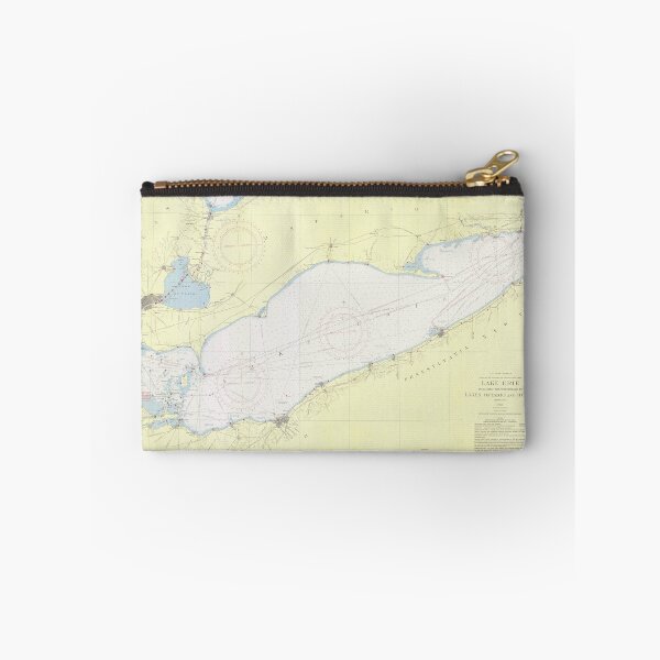 Item preview, Vintage Map of Lake Erie (1955) designed and sold by BravuraMedia.