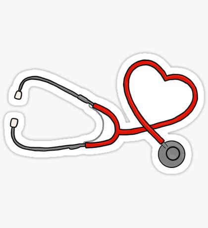 Stethoscope Stickers | Redbubble