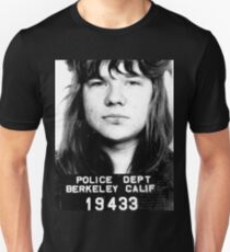 Janis Joplin halftone mugshot mug by nicheprintsnyc Unisex T-Shirt