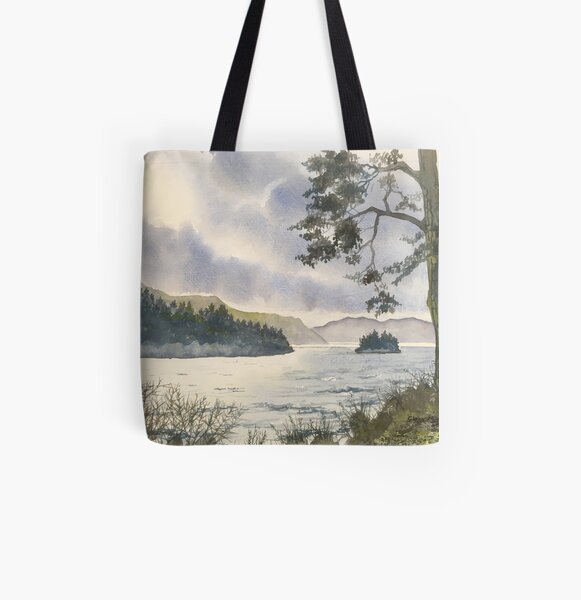 Evening on Derwentwater All Over Print Tote Bag