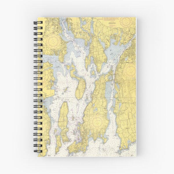 Item preview, Vintage Map of The Narragansett Bay (1952) designed and sold by BravuraMedia.